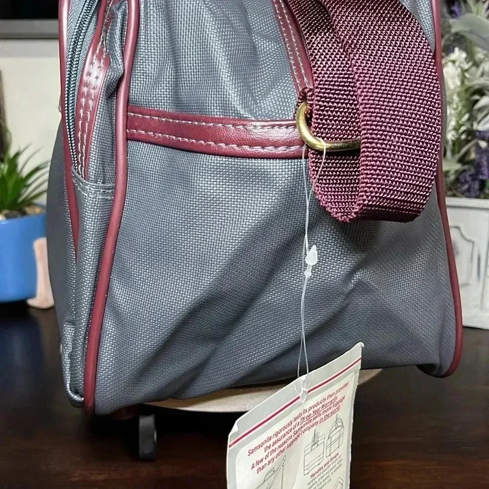 Samsonite Vintage Series‎ 2100 Shoulder Tote Carryon Travel Bag Dark Gray NEW